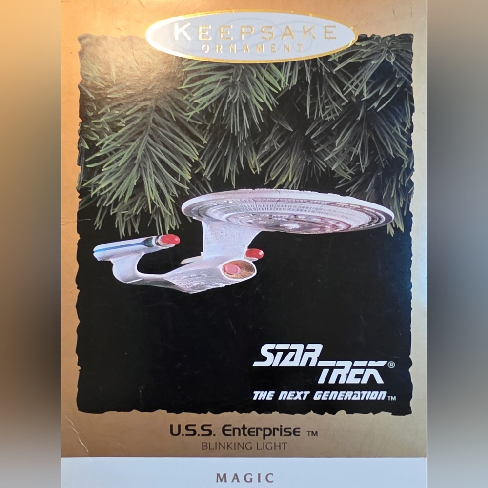 Hallmark Keepsake Ornament Star Trek: The Next Generation USS Enterprise 1993